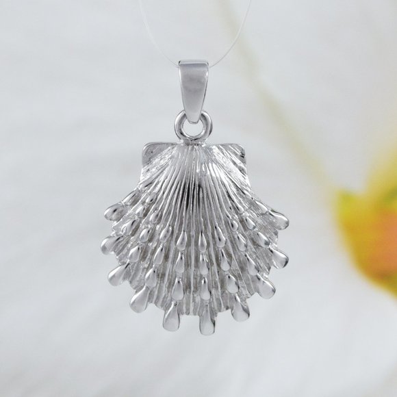 Hawaii Treasures Shop | Jewelry | New Sterling Silver Seashell Pendant ...